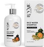 Luv Me Care Rice Water Hair Growth Shampoo with Biotin - Hair Shampoo for Thinning Hair and Hair Loss, All Hair Types, Men and Women 10 Fl Oz