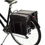 BikyBag Classic CW - Waterproof Bicycle Double Pannier Bag Bicycle Cycle Bike Shopping (Black)