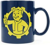 Fallout 76 Vault Boy Coffee Mug [BLUE 16oz] Ceramic Fallout 76 / Fallout 4 Mug, GOTY Gamer Mug, Pip Boy / 76 (OFFICIALLY LICENSED), By JustFunky
