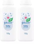 2 X 100G Baby Powder - Gentle and Soothing, Ideal for Sensitive Skin and All Type of Skin Tones (Pack of 2)