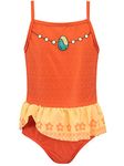 Disney Girls Moana Swimsuit Orange Age 4 to 5 Years