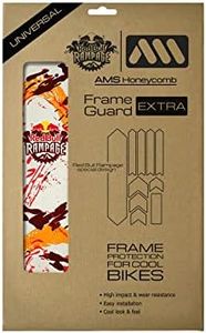 All Mountain Style AMS High Impact Frame Guard Extra - Protects Your Bike from Scratches and dings, Red Bull Ram Red