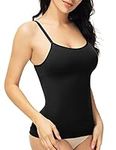 ATTLADY Shapewear for Women Tummy Control Shaping Camisole Seamless Compression Cami Body Shaper Shapewear Tanks Tops