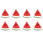 ZYAMY 8pcs Simulation Fruit Watermelon Slices Artificial Fruit Realistic Model Decorative Fruits for Wedding Holiday Decoration Photography Props