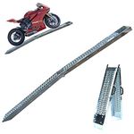 Ramp Folding Steel Loading x1 200KG 1.8 Metre Trailer Motorbike Motorcycle 1800mm x 225mm x 45mm NOT SUITABLE FOR TRACK MACHINES Handle loads of up to 200kg each