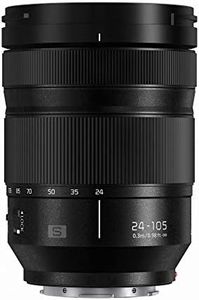 Panasonic LUMIX S 24-105mm F4 Lens, Full-Frame L Mount, Optical Image Stabilizer and Rugged Dust/Splash/Freeze-Resistant S-R24105 (USA), Black