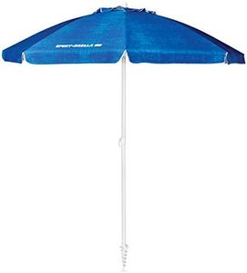 Sport-Brella Core Vented SPF 50+ Upright Beach Umbrella (6-Foot), Heathered Blue