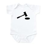 CafePress Judge Hammer Infant Bodysuit - Cute Infant Bodysuit Baby Romper