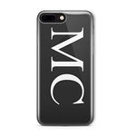 Personalised Custom Clear Opaque Initials Word Phone Case Cover for iPhone iPhone 5c / Initial Large Sideways