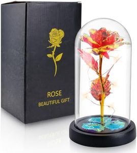 LIAN Rose Flower for Women, Forever Rose Flower Lamp, Mothers Day Flowers for Mom, Birthday Gifts Women, Rose Gifts. Valentine's Day, Mother's Day, Christmas, Anniversary, Birthday Gifts.