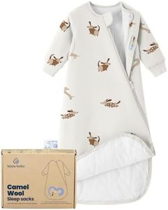 KaiyaBaby Organic Cotton Baby Sleep Sack, Long Sleeve 2.5 TOG, 0-6M