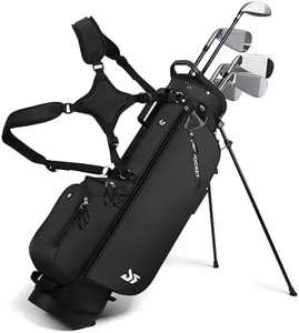 Golf Stand Bag – 2025 Upgraded Version with Cooler Pocket, Glove Patch & Tee Holder, Lightweight Sunday Golf Bag for Men & Women