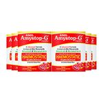 AIMIL Amystop-G Capsules - 20 Capsules (Pack of 6) | Natural Haemostatic | Strengthens Blood Vessels & Checks Excessive Bleeding Naturally