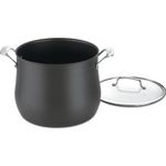 CUISINART 6466-26 Contour Hard Anodized 12 Quart Stockpot with Cover, Black