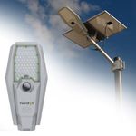 hardoll Solar Integrated Street Light 200W with Remote Controlled - Cool White,Battery Replaceable Waterproof for Outdoor Walkways and Home Garden (Pack of 1)