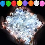 Aogist 100pcs White Balloon Lights,