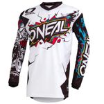 O'Neal Unisex Children Element Jersey Equipment for Bicycle and Motocross, Weiß,