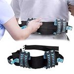 Adjustable Gait Belts Transfer Belts Transfer and Walking Gait Belt with 6 Handles (35-50 inches) One-Click Quick Release Locking Buckle Transfer Belt for Seniors,Patient Transfer Belt for Disabled