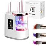 3 IN 1 Electric Makeup Brush Cleaner Machine With Makeup Brush Dryer-Holder-Portable Automatic USB Cosmetic Brushes Cleaner Tool for All Size Beauty Makeup Brush Set,Contour, Eyeshadow, Blush Brush