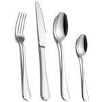 Cutlery Set, Pleafind Cutlery Set for 8, 32 Piece Silverware Set, Stainless Steel Knife and Fork Set, Flatware Set, Mirror Polished, Dishwasher Safe