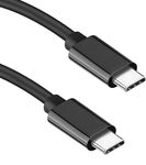 25W Samsung Original Type C to C 3.3 FT Fast Charging USB C Cable High-Speed & Data Transfer Compatible with Samsung Galaxy M15,F15,A15,A14,M14,F14,M34,F34,A34,A54,S21 Fe 5G,S22,S23 Type-C Cord,Black