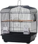 Travel Bird Cage 20.5×18.1×14.2 in Portable Birdcage with Handle and Perches for Small Parrots Canaries Cockatiels Lovebirds Finches Budgies Conures