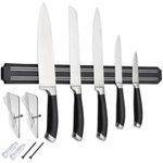 Magnetic Knife Strips, 15 Inch Magnetic Knife Storage Strip, Knife Holder, Knife Rack, Knife Strip, Kitchen Utensil Holder, Tool Holder, Multipurpose Magnetic Knife Rack