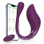 Pelvic Floor Balls Training Balls, Pelvic Floor Trainer for Women Training Set, Intelligent Pelvic Floor Muscle Trainer with App Control and Remote Control (Purple)