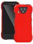 Wireless ProTech Case Compatible with Kyocera DuraForce Ultra 5G Phone Model E7110 (Verizon), Durable Slim Soft Touch Smooth Hard Cover Case (Red)