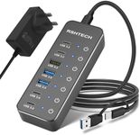 RSHTECH Powered USB Hub, 7-Port USB