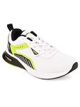 Campus Boys Camp Mimic JR White/F.Green Running Shoes, 3 UK/India