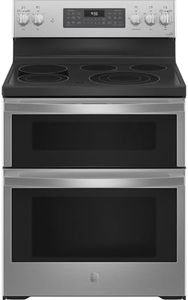 GE Profile PB965YPFS 6.6 Cu. Ft. Stainless Smart Electric Double Oven with Air Fry