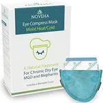 NOVEHA Compress Eye Mask | Moist Hot Technology for Sensitive Dry Eyes- Microwave Activated - Relieves Stye or Pink Eye- Heat Water Treatment for Irritated Eyes and Eyelid Bumps - Improve Sleep