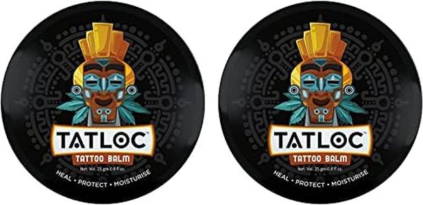 Renew and Revive: Tatloc Tattoo Aftercare Balm, Brightener for Old Tattoos, Soothing Cream for Tattooing - Paraben-Free, Petroleum Jelly-Free Formula - 2 Pack