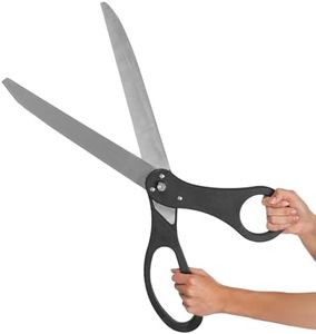 25" Black Grand Opening Scissors –Black Giant Scissors for Ribbon Cutting Ceremony 25 Inch Black Scissors Heavy Duty Scissors Giant Ribbon Cutting Scissors for Inauguration Ceremonies & Special Events