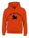 Awkward Styles Camp Half Blood Hoodies for Kids 8 9 10 Boys Girls Years Geek Hooded Youth Sweatshirt, Orange, Large