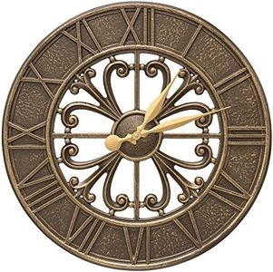 Whitehall Villanova 21" Indoor Outdoor Wall Clock