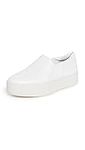 Vince Women's Warren Slip On Platform Sneaker, Plaster, 7