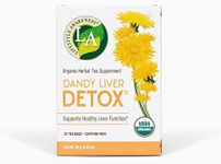 Lifestyle Awareness Teas, Caffeine Free Dandy Liver Detox Tea, 20 Count (Pack of 6)