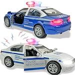 2 Pack Metal Diecast NY Police Cars