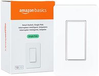 Amazon Basics Single Pole Smart Switch, Works with Alexa, Neutral Wire Required - A Certified for Humans Device