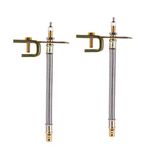 YEHAM 2pcs Stainless Steel 7"/180mm Tyre Tire Valve Stem Extension Adaptors Car Truck Trailer RV Trailer Vehicle