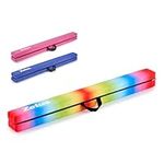 ZELUS Balance Beam Children's Foldable Gymnastics Beam with Carry Handles 240 cm Foldable Balance Bar Exercise Bar Balance Beam Gymnastics for Fitness / Training / Gymnastics (Colourful)