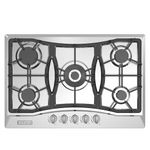 Empava 30 inch Stainless Steel Gas Cooktops 5 Italy Sabaf Sealed Burners Kitchen Stove Top in Stainless Steel