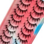 Anime Lashes 10 Pairs Clear Band Ru