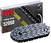 RK Racing Chain 520-SO-116 (520 Series) Steel 116 Link Traditional Street and Off-Road O-Ring Chain with Connecting Link