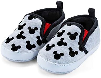 Disney Mickey Mouse Red and Black Infant Shoes (Black and White, 12_Months)