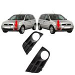 2X FRONT BUMPER GRILL FOG LIGHT FOR FORD FUSION 2N1119953D 2N1119952D