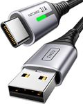 INIU USB C Charger Cable 2m 3.1A Type C Cable Fast Charging, Braided USB A to USB-C Phone Charger Cable USBC for iPhone 16 15 Pro, Samsung Galaxy S24 S23 Ultra, Pixel 9, iPad Air, Switch, Steam etc.