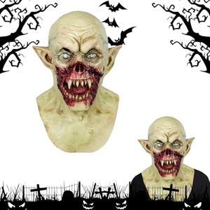 YongSral Máscara de Vampiro, Mascaras Halloween Vampiro, Mascara Halloween Terror Vampiro, Mascara Zombie Realista, Máscara Halloween Realista, Caretas Halloween Vampiro para Cosplay, Carnaval